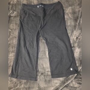 Energy Zone Black Womens Wide-Leg Leggings
